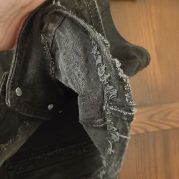 Urban Outfitters Black Denim Vest Size Small - Picture 5 of 7